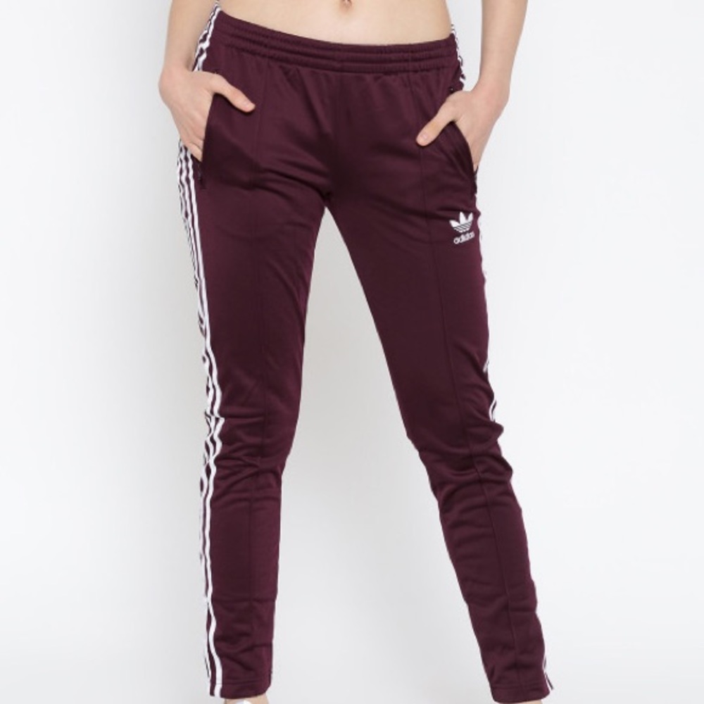 Adidas Original Woman’s Track Pants Maroon